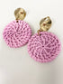 The Summer Earrings - Bright Pink dubai outfit dress brunch fashion mums