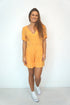 The Tasha Playsuit - Mustard Style dubai outfit dress brunch fashion mums