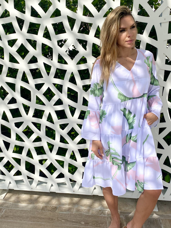 The Tiered Dress - Palm Breeze dubai outfit dress brunch fashion mums