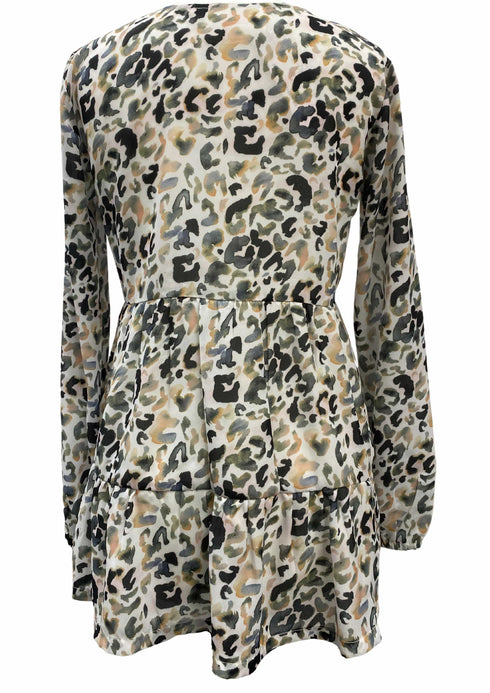 XS The Tiered Top - Bronze Animal dubai outfit dress brunch fashion mums