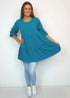 The Tiered Top - Classic Teal dubai outfit dress brunch fashion mums