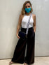 The Tivoli Trousers - Midnight Black Silk dubai outfit dress brunch fashion mums