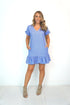 The V Flirty Anywhere Dress - Liberty Blue dubai outfit dress brunch fashion mums