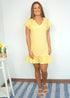 The V Flirty Anywhere - Lemonade Polka dubai outfit dress brunch fashion mums