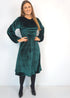 The Velvet Pixie Dress - Green Velvet dubai outfit dress brunch fashion mums