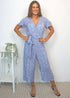The Wrap Jumpsuit - Painted Riviera dubai outfit dress brunch fashion mums