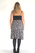 The Wrap Skirt - Grey Maroon Animal dubai outfit dress brunch fashion mums