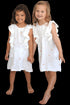Top The Little Fifi Ruffle Dress - Mini White Beach dubai outfit dress brunch fashion mums