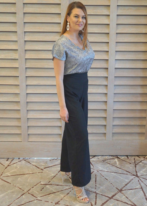 Trousers The Palazzo Trousers - Midnight Black dubai outfit dress brunch fashion mums